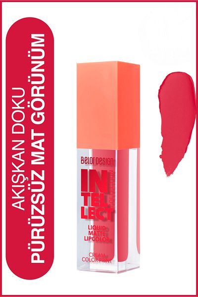 Belor Design Intellect Liquid Lipstick No:8 Unstoppable