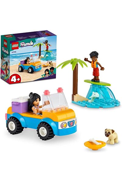 LEGO 41725 Friends Beach Buggy Fun Set with Toy Car, Surf Board, Mini-Dolls p...