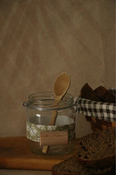 Hoyatap 2 Adet Ihlamur Renk Vintage Askı Detaylı Cam Mumluk