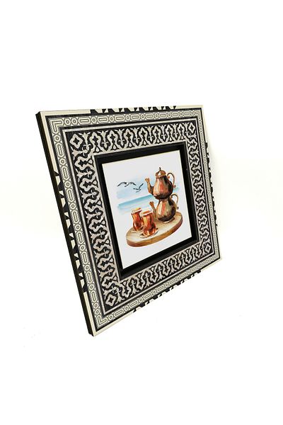 Sadrazam Istanbul - Masa MDF imprimata cu ceai 20x20 Krt-59