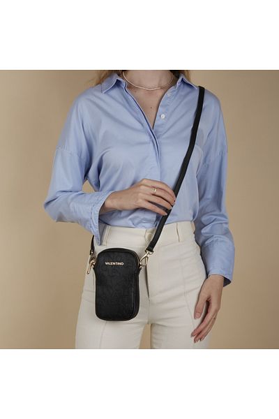 Valentino Bags Donna Custodia per Telefon Nero VPS6V081NERO