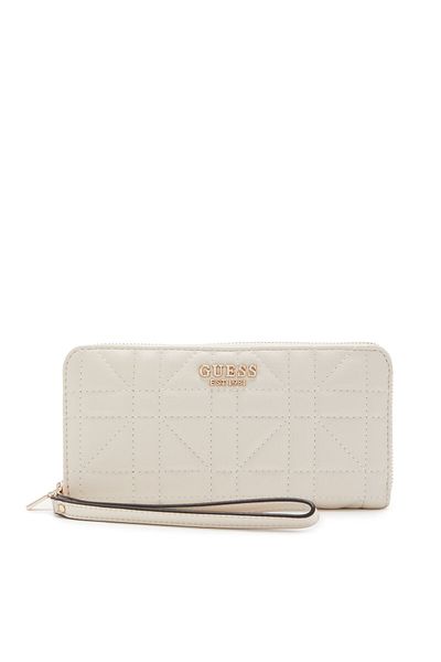 Guess Weiß Reißverschluss-Portemonnaie SWQG84-99460-STO