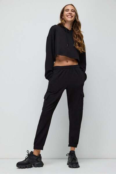 No Matter What Schwarze Cargo-Jogginghose