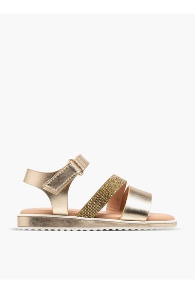 Flora Bella by Shoexpress Flora Bella Solid Sandals with Hook and Loop Closure