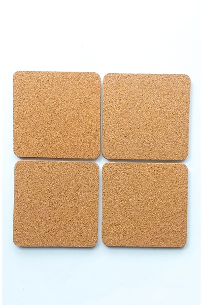 Lilys Cork Coaster/Coaster 12Cmx12Cm Thickness 0.5 cm 4 Pcs