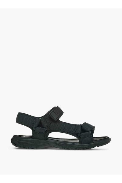 LBL by Shoexpress LBL by Shoexpress Textured Sandals with Hook and Loop Closure