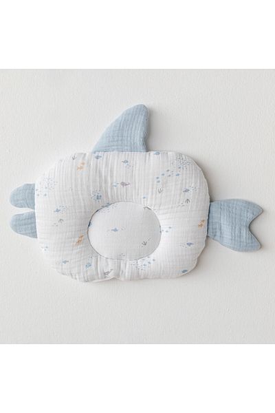 andywawa ΜΑΚΡΑΝΙΑ ΜΑΞΙΛΑΡΙ 30Χ25 OCEAN IS MY HAPPY PLACE MUSLIN