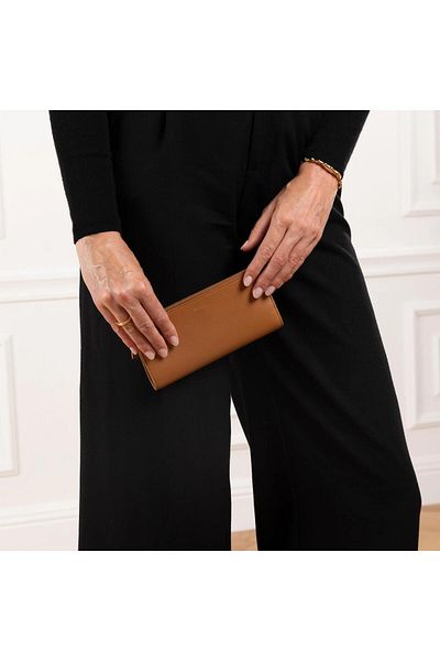 FURLA Cognacfarbenes Leder Billford Geldbörse Wp00457ry000