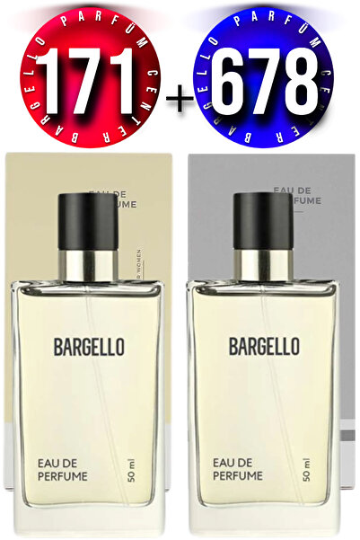 Bargello 171 Kadın Parfüm Floral 50 Ml EDP + Bargello 678 Erkek Parfüm Woody ...