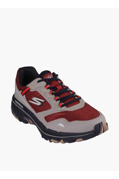 SKECHERS Men's Textured Lace-Up Running Shoes - GO RUN TRAIL ALTITUDE MARBLE ROCK 3.0