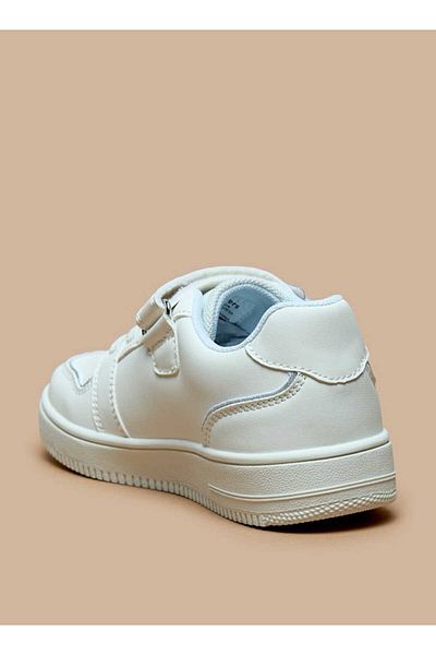 Juniors Floral Accent Sneakers with Hook and Loop Closure