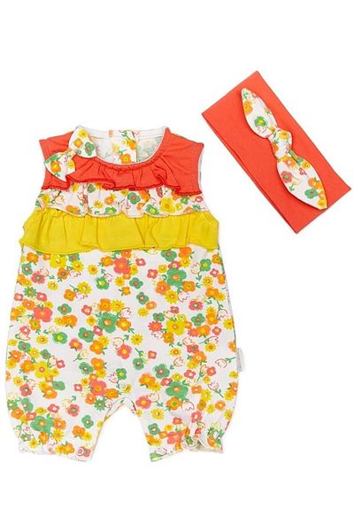 andywawa Anw-Ac21832R Hello Sunshine Baby Romper and Band Set