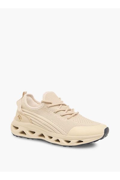 Celeste Women's Mesh Textured Sneakers with Lace-Up Closure
