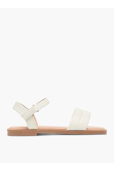 Flora Bella by Shoexpress Flora Bella Solid Sandals with Hook and Loop Closure