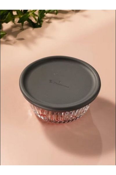Paşabahçe 530156   Freesia 8-Piece Gray Lid Bowl Storage Container
