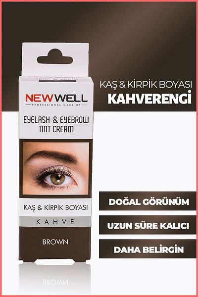 New Well Eyebrow & Kiprik Paint - Brown8680923320922