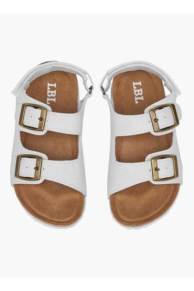 LBL by Shoexpress LBL by Shoexpress Buckle Detail Sandals with Hook and Loop Closure
