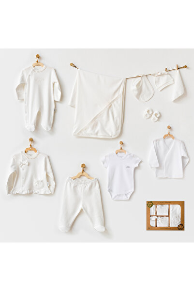 andywawa BEBEK HASTANE ÇIKIŞI 10 PCS NEWBORN SET NATURA WAWA ORGANIC