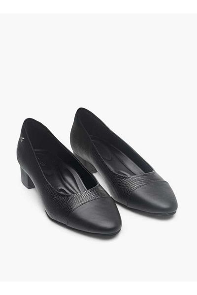 Celeste Celeste Women's Textured Slip-On Ballerina Shoes with Block Heels