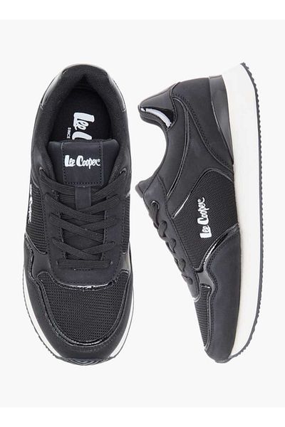 Lee Cooper Women's Mesh Sneakers with Lace-Up Closure