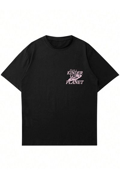 Mad&Calf Μπλουζάκι Unisex Kinder Planet με στάμπα με λαιμόκοψη