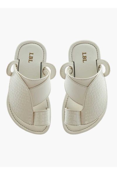 LBL by Shoexpress Panelled Slip-On Arabic Sandals