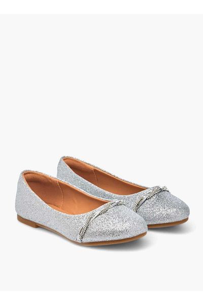 Celeste Girls' Embellished Slip-On Ballerina Shoes