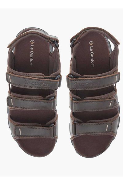 Le Confort Strappy Sandals with Hook and Loop Closure