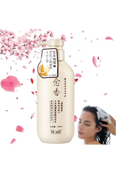 Sakura Japanese Poundbrid Shampoo, Japanese shampoo for hair loss treatment