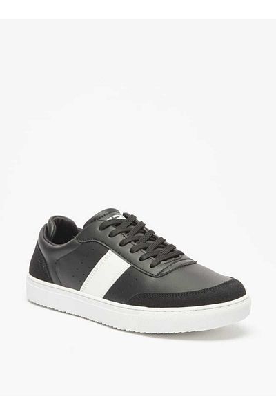LBL by Shoexpress Panelled Lace-Up Sneakers