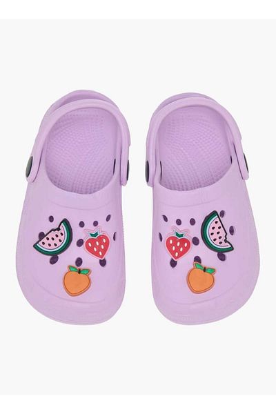 Flora Bella by Shoexpress حذاء خشبي مزين بفاكهة Flora Bella مع حزام خلفي