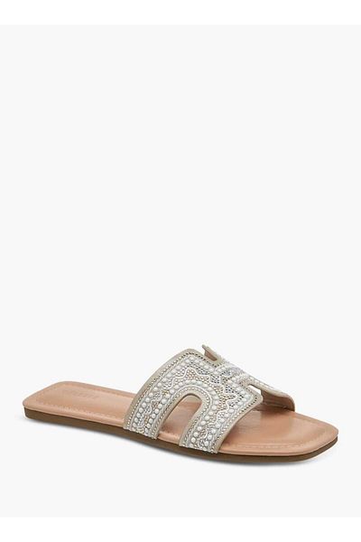 Celeste Celeste Embellished Women's Slide Sandals with Slip On Closure