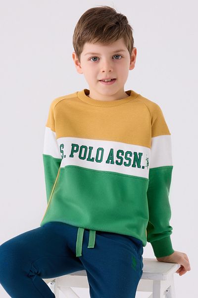U.S. Polo Assn. Boy's Green Pajama Set 50299495 -Vr054