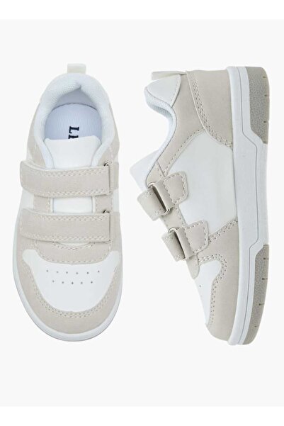 LBL by Shoexpress Panelled Sneakers with Hook and Loop Closure