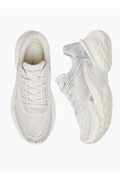 Celeste Women's Embellished Sneakers with Lace-Up Closure