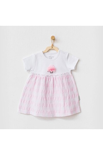 andywawa فستان طفلة Happy Days وردي Ac21916