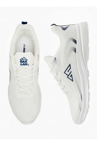 Oaklan by Shoexpress Logo Print Sports Shoes with Lace-up Closure
