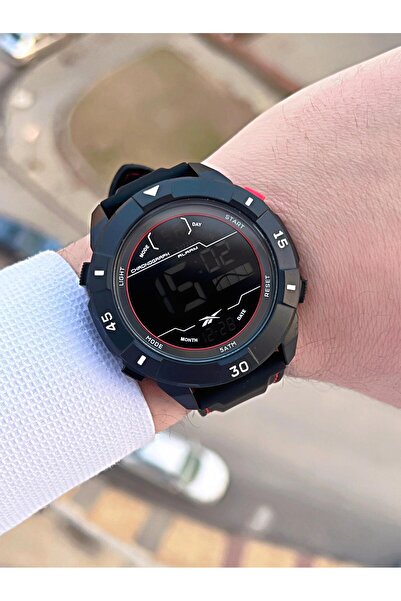 Reebok BLKT.2.926 100 Mt Water Resistant Special Series Alarm-Digital Unisex Wristwatch with Lighting and Stopwatch
