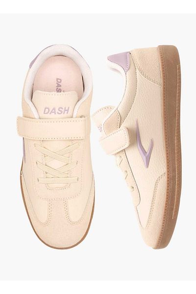 Dash Panelled Sports Shoes with Hook and Loop Closure