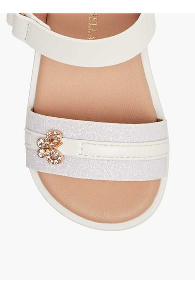 Flora Bella by Shoexpress Flora Bella Butterfly Embellished Strap Sandals with Hook and Loop Closure