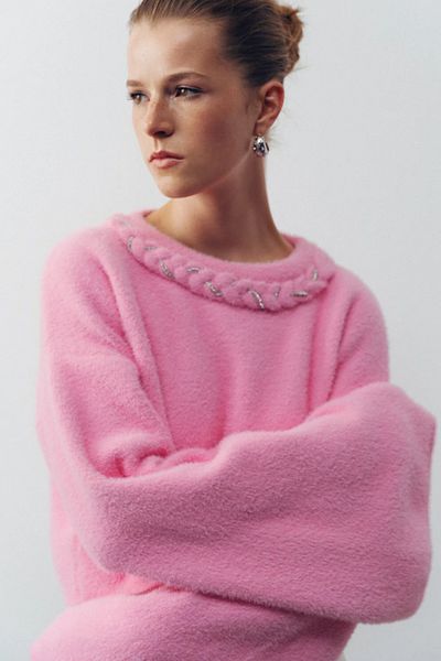 Nocturne N24Kd50082 Stone Detailed Sweater