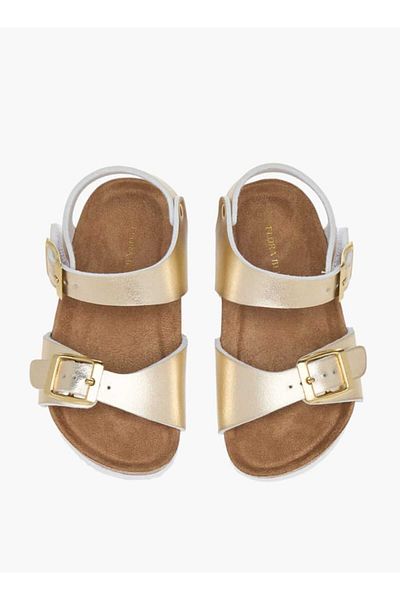 Flora Bella by Shoexpress Flora Bella Solid Sandals with Hook and Loop Closure