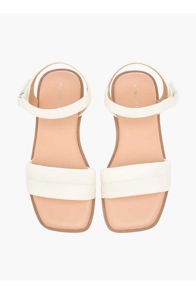 Flora Bella by Shoexpress Flora Bella Solid Sandals with Hook and Loop Closure