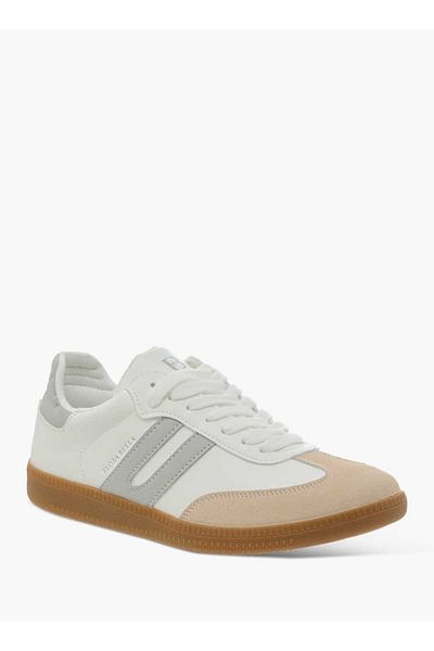 Flora Bella by Shoexpress Flora Bella Colourblock Shoes with Lace-Up Closure