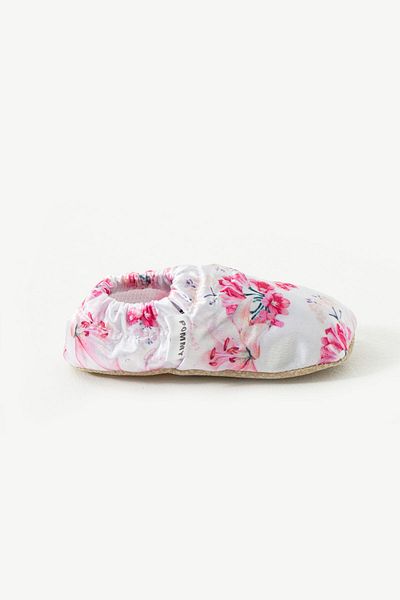 yummy kids Non-Slip Sole Floral Printed Elastic Girl's Booties