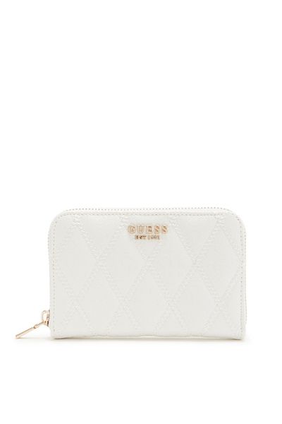Guess Adi damen Reißverschluss-Portemonnaie Weiß SWGG93-6400-WHI