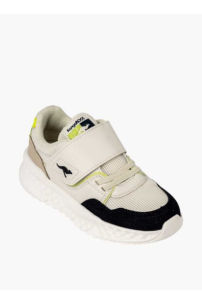 Kangaroos Boys' Colourblock Sports Shoes with Hook and Loop Closure