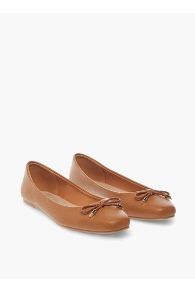 Celeste Women's Bow Accent Slip-On Ballerina Shoes