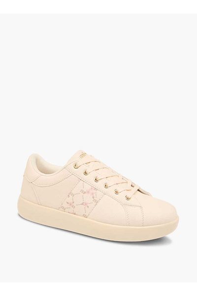 Missy Missy Floral Print Lace-Up Sneakers