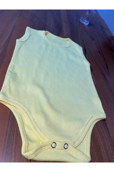 baby flamindo قميص داخلي للأطفال من Flamindo - قطن بدون أكمام، قميص داخلي للأطفال مع أزرار كبس من الأسفل